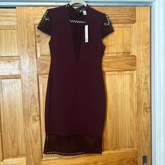 Women dress. Burgundy. Size L - Picture 2 of 5